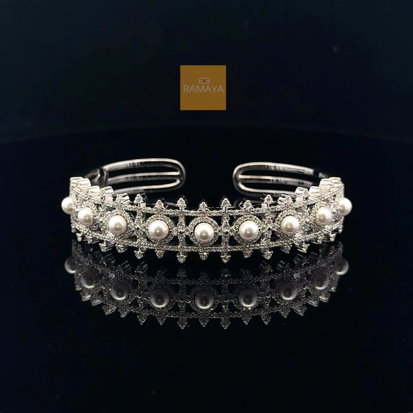 Elegant Pearl-Studded Bracelet