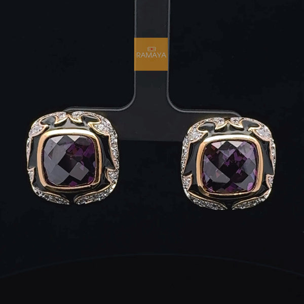 Elegant Amethyst Earrings