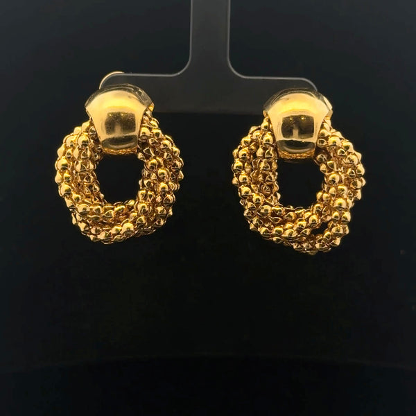 Elegant Gold Hoop Earrings