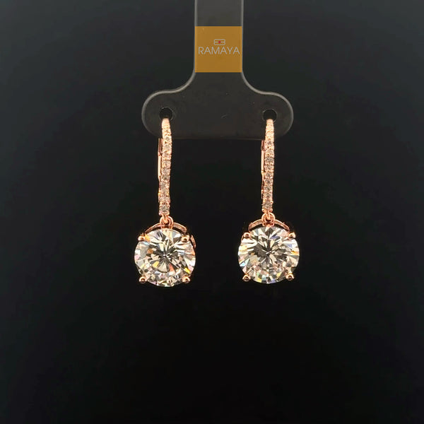 Elegant Rose Gold Earrings