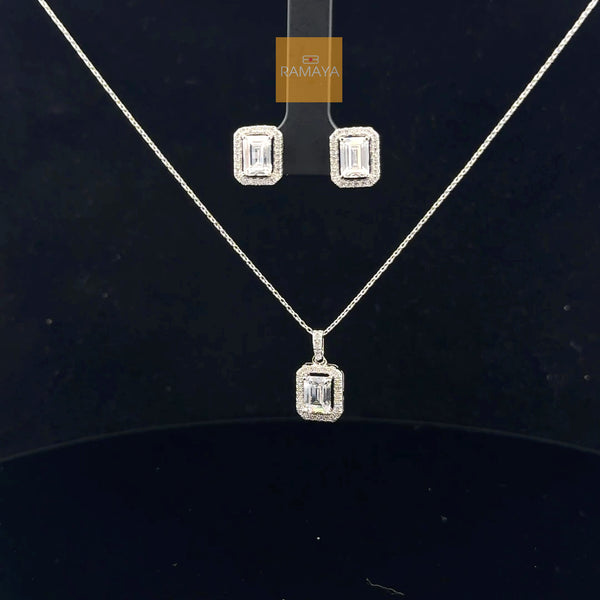 Elegant Silver Jewelry Set