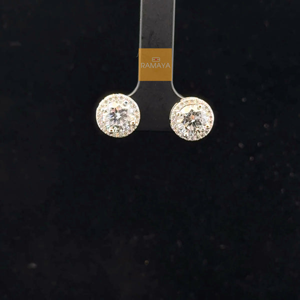 Elegant Diamond Stud Earrings