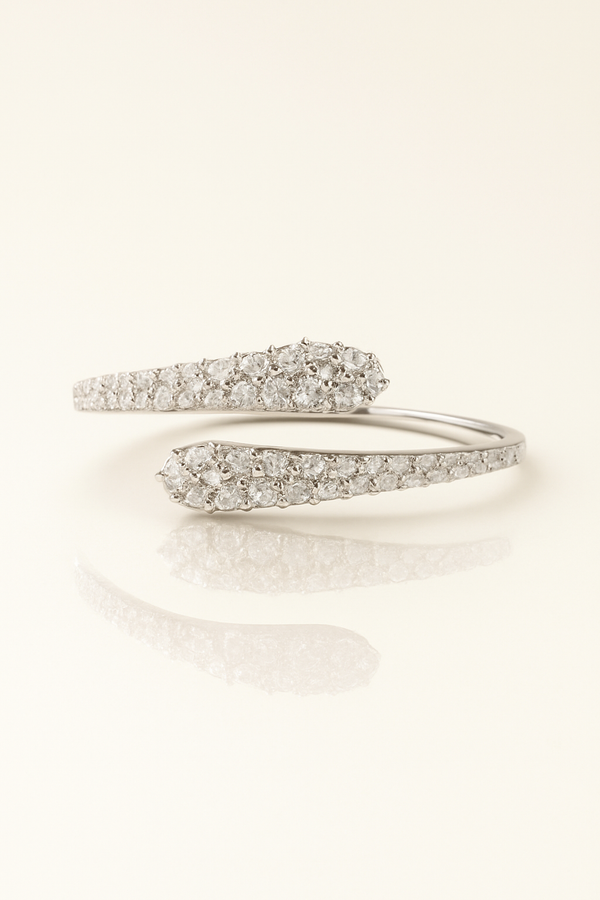 Elegant Silver Bracelets with Sparkling Details