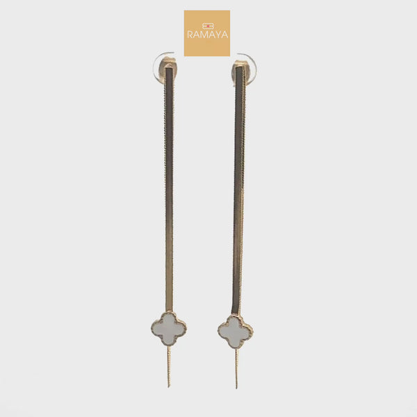 Elegant Long Drop Earrings