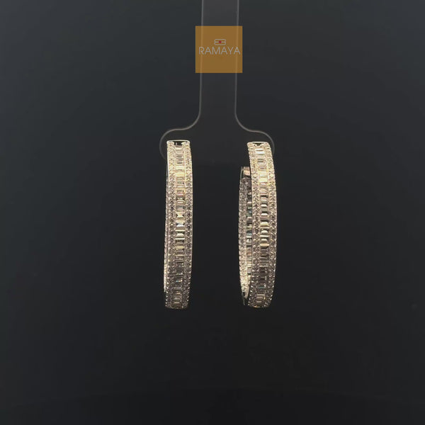 Elegant Silver Hoop Earrings