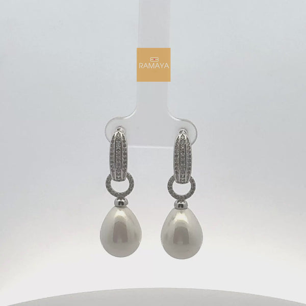 Elegant Pearl Drop Earrings