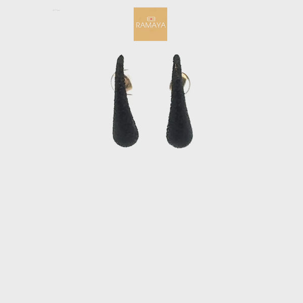 Elegant Black Drop Earrings