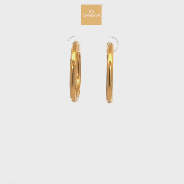 Elegant Gold Hoop Earrings