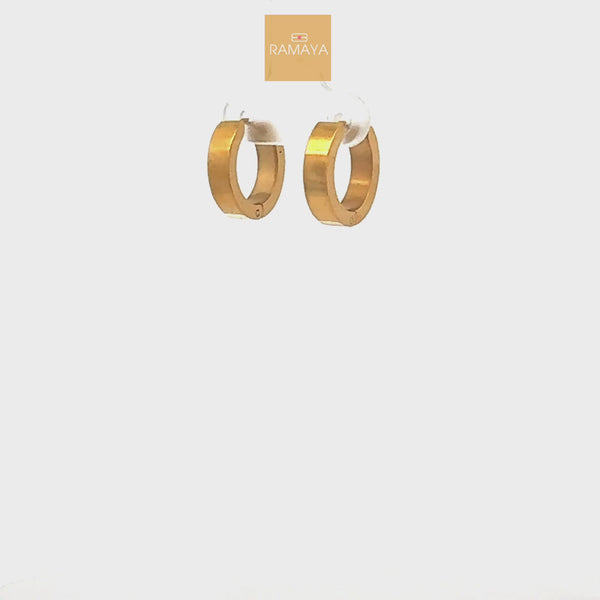 Elegant Gold Hoop Earrings