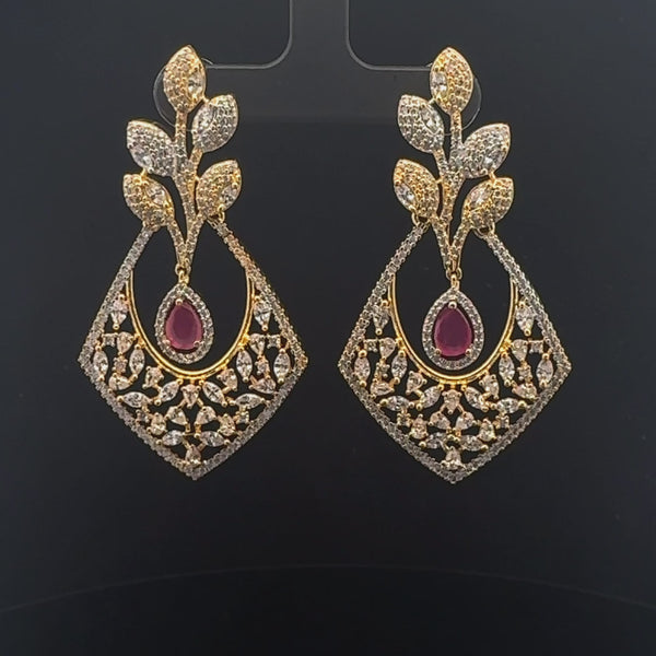 Elegant Gold Leaf Earrings