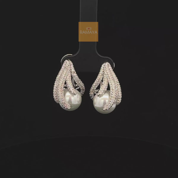 Elegant Pearl Drop Earrings