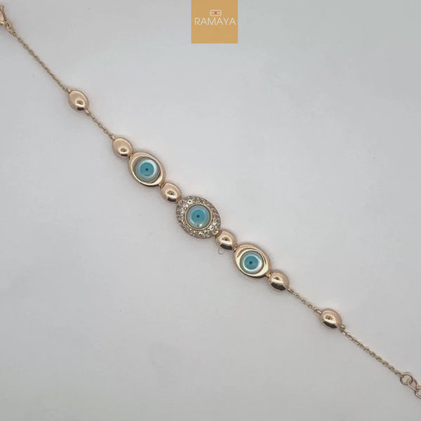 Elegant Blue Eye Bracelet