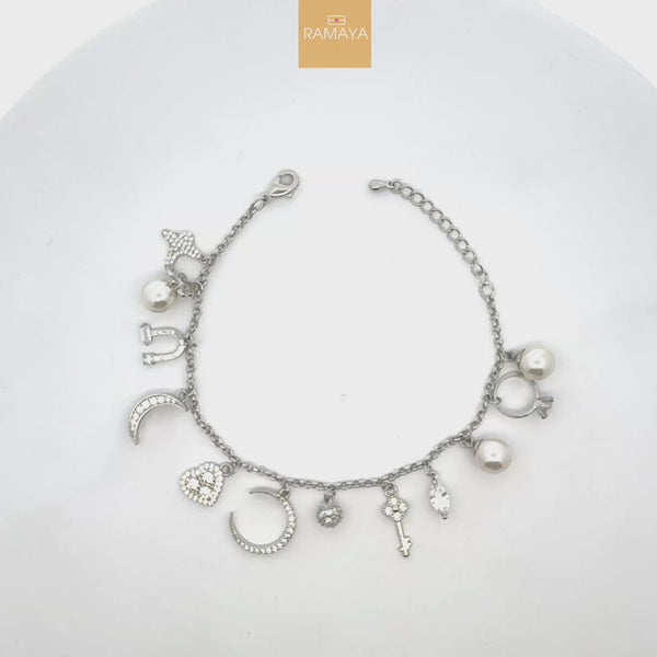 Charming Silver Charm Bracelet