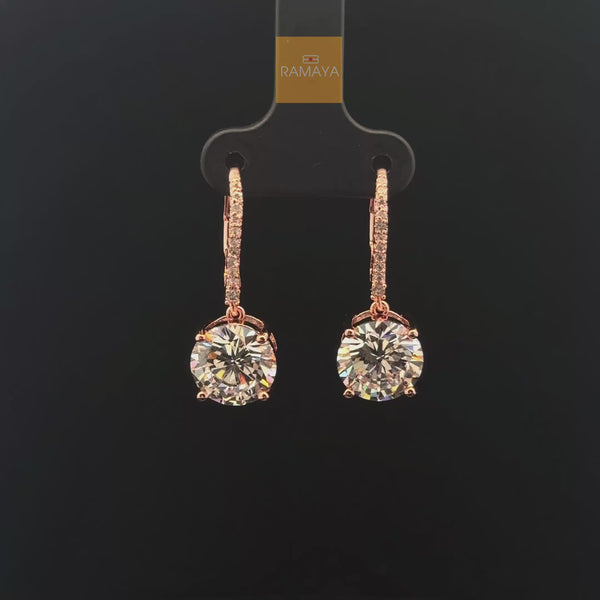 Elegant Rose Gold Earrings